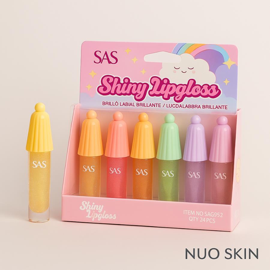 ✨ SAS Shiny Lipgloss – Brillo Labial de Colores Paste (sombrilli